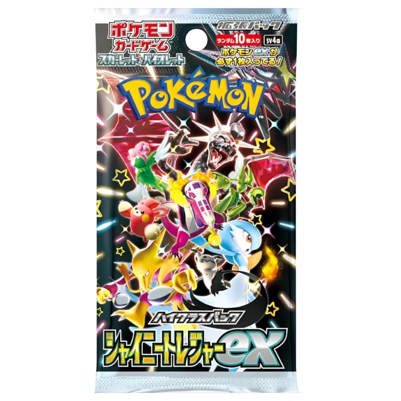 Pokémon Shiny Treasure EX | sv4a | 1 Booster | Neu Sealed | Japanisch