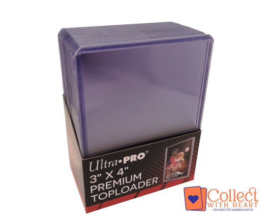 Toploader Premium 25x Pokémon YuGiOh! Fußball Sammeln Sleeves Hüllen Ultra Pro